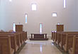 View inside the chapel